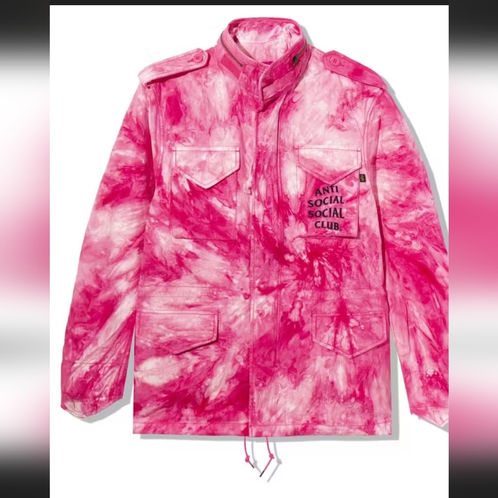 Anti Social Social Club Pink M65 Jacket